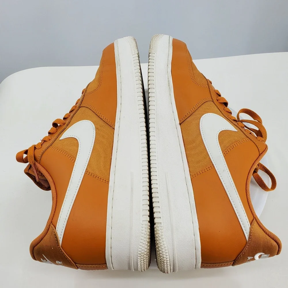 Nike Air Force 1 Low Monarch Sail Orange White FB2048-800 Mens 12.5 Sneaker‎ - Picture 9 of 11
